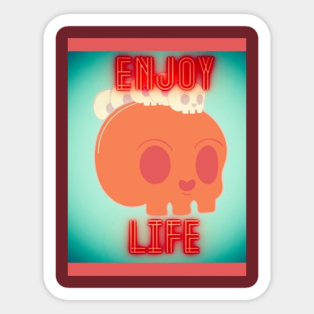 enjoy life Sticker by Dm's store